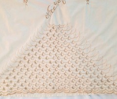 Vtg Handmade Ivory Nightgown M L Embroidered Nicaragua Cottagecore Loose Fit See