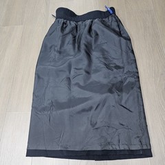 Auth Vtg Thierry Mugler Black 100% Lined Wool Skirt Size EU 34