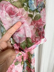 Vintage 1960’s Toni Todd Maxi Floral Dress Sz Small Excellent Condition Spring