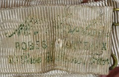 VICTORIAN FRENCH 2 PIECE VISITING DRESS WITH PARIS LABEL, 1890s