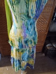 Vintage mini pleats one size fits most 3 piece dress set