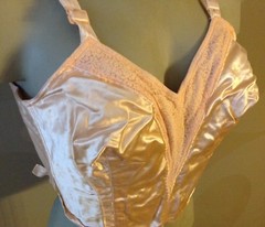 Triumph Bodice Corset Satin Natural Fibre Original Vintage 1950s Fundus