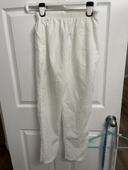 Vintage Picket & Post Women’s Windsuit Top Pants Size Medium 80’s Retro White