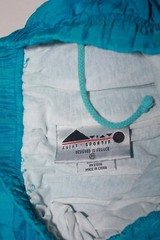 Vintage 90s Aviat Sportif lined Track Pants wind Blue Athletic Nylon med joggers