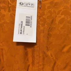 American vintage citrouille Orange Dress Brand New With Ticket Size Large
