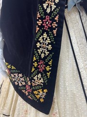 Antique velvet jacket. Ukraine, 1900-1940.