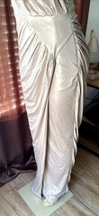 JLUXLABEL GOLD SHIMMER Grecian-Inspired One Shoulder Draped NWTS SZ XL ma