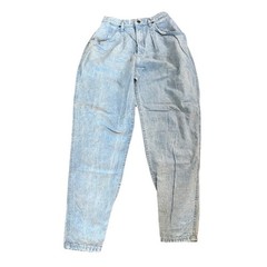 Vintage 80s Lee High Waisted Mom Jeans 12 (26×30) Acid Wash Pleated Tapered USA