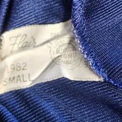 Vintage Flair Robe Women Small Navy Blue Satin Eyelet Lace Trim Maxi Wrap