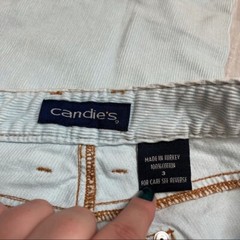 Vintage Y2K NWT Deadstock Candies Light Blue Flare Leg Corduroy Pants
