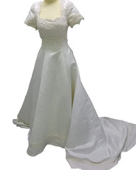 Bridal Wedding Dresses Gown Lot of 3 Vintage Bundle 80s-90s Size S-M