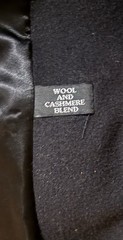 Woman’s Vintage Burberry Wool and Cashmere Blend Winter Coat