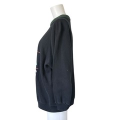 Vintage Worlds Best Shopper Applique Sweatshirt Granny Grandma Collared