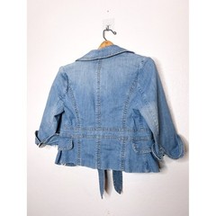 Vintage Banana Republic Early 2000s 2006 Tie Front Denim Jacket 6