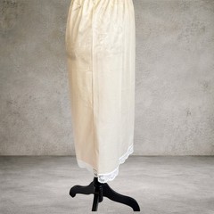 Vintage Komar Half Slip Women’s L Nude Lingerie Skirt Slip Skirt Boudoir Sissy