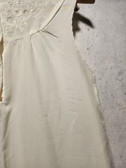Vintage Hand Embroidered Nightgown Best Quaility Sz 36