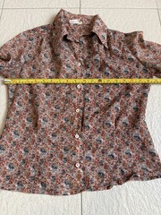 Vintage French Blouse Rhone Mail Creation Size FR42 Made in France