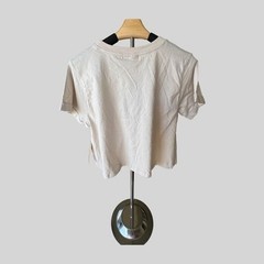 Vintage, Messy Bun, New York City Urban Nostalgia Cropped Tee Sz Small NWT