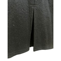 $376 GEIGER Boiled Wool Black Pencil Skirt | 42 EU (12 US) | New! Vintage!