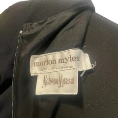 Morton Myles for Neiman Marcus 1970s/1980s Black Disco Cocktail Dress, Size 12