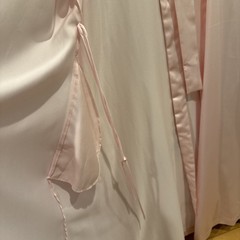 Vintage Eve Stillman Couture Pink Long Robe Sleeveless Gown Pink M L