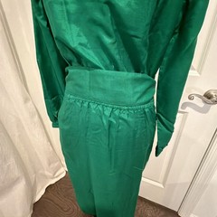 💥Modern Couture~VTG💚💯Silk Modern Dress Cocktail/Resort/Work/Y2K/Statement EUC