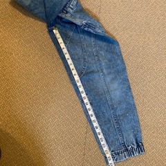 Vintage Maneovers Boys 12R Acid Wash Paneled Utility Jeans 25×23 80s 90s