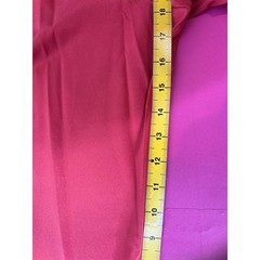VTG 70s Patty Woodard x Saks Women Red Gaucho Culottes Sz 6 Disco Pleated Silky