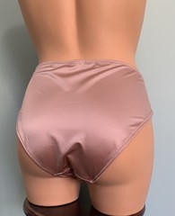 NEW Glossy Secret Stretch Satin XL 8 Classic Bikini Panties SILKY!! 2nd Skin