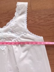 VTG Barbizon Gown Blendaire Batiste Silky Cotton Pale Pink Embroidered USA Med