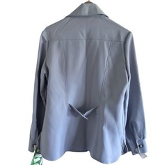 NWT Vintage 1970s DonnKenny Gray Leisure Shirt Jacket Women’s Sz 15/16 Polyester