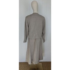 3 pcs 80’s Simone Alexander for Patty Woodard Wool Skirt Suit & Pants – Tan