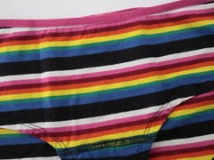 VTG Victoria’s Secret PINK Rare Pattern Stripe Hipster Panty SMALL