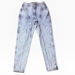 Vintage 80s Lee 301 Acid Wash High Waisted Tapered Jeans USA 27×29 9 MED Retro