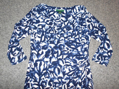 RALPH LAUREN VTG 90’S WOMENS USA 12 FLOWER PRINT POLY/ELASTANE BLEND DRESS