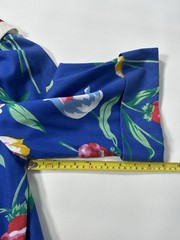 Models Coats Vintage Midi House Dress Size M Multi Color Floral Red Tie Roses