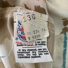 Vintage ACT III Southwestern Blouse M Camp Collar Cream Multicolor USA
