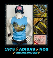 VTG 70s 80s Adidas Sneakers USA Fitness Run Punk NOS sexy ROCKSTAR women T-Shirt