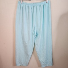 Vintage Carriage Court Light Blue 2 piece Pajama Set PXL Bows Shirt and Pants