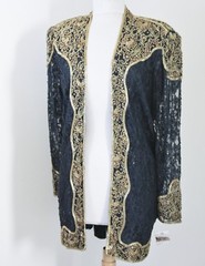 Jasdee Vintage Jacket 32″Inch Length Hand Work Bead & Sequins On Lace Style 5051