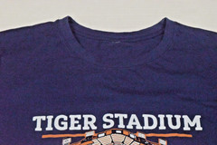 Vintage T-Shirt Size M 2001 Navy Blue Tiger Stadium Tribute Detroit Michigan