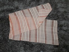 OLD VINTAGE HANDCRAFTED TRADITIONAL FOLK SCARF COTTON WAEAVING LOOM COLORED #1