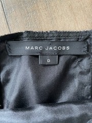 Marc Jacobs Vintage Lace Bustier and Metallic Silk Dress, Lace Straps, Size 0
