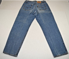 VTG Levis 550 Jeans 34 x 30 90s Relaxed Joker Fade Straight Leg Made USA c.1997