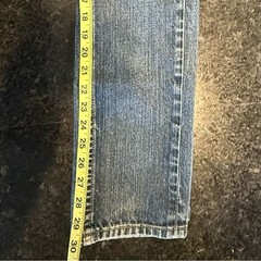 Levis 511 Skinny Blue Jeans Size 28×30 Distressed Red Tab Y2K Honeycomb 90s 200s