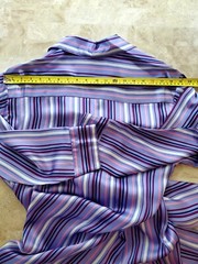 TREESHA Silk LARGE Sleep Wear Lounge Nightshirt Long Sleeve
