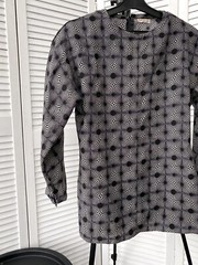 Gianni Versace 1980-1990 Very Rare Vintage Wool Dress 80’s Geometric Print 90s