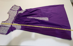 Vintage Oaxacan Mexican Embroidered Midi Dress S/M