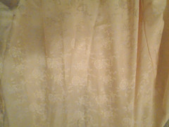 VINTAGE NWT Barbizon Ellie Set Ivory Med Nightie & Robe w/ Belt Polyester Lovely