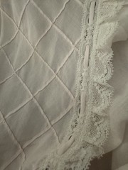 Fantham & Maron London Pink Lace Trim Long Sleeve Nightgown Sz42 Made in Denmark